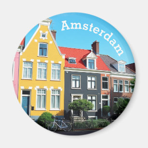 Aimant Amsterdam Hollande Maisons souvenir