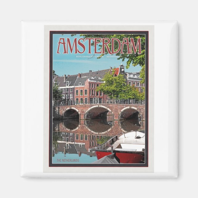 Aimant Amsterdam - Keizersgracht-RGrachtCentrum (Devant)