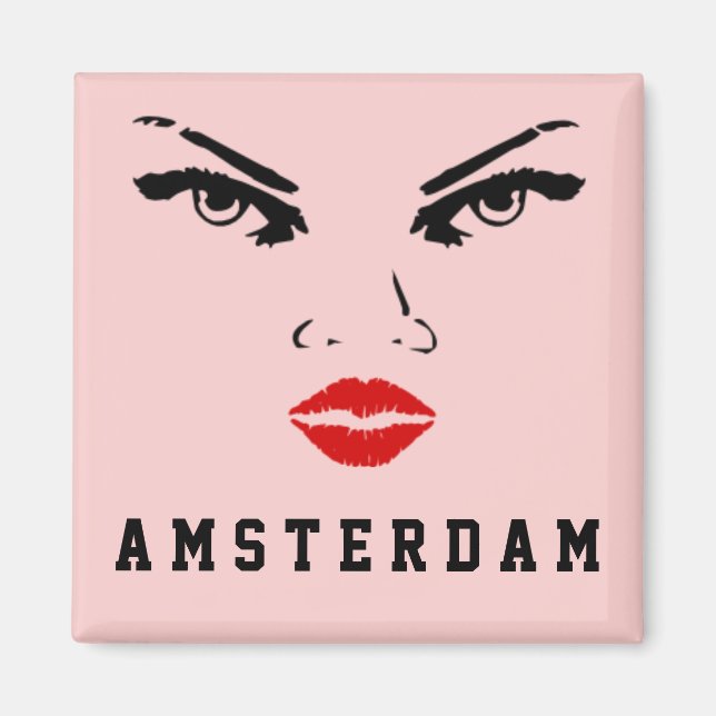 Aimant Amsterdam, La Femme Pays-Bas (Devant)