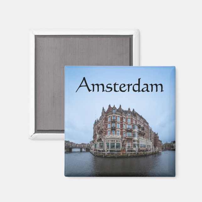 Aimant Amsterdam Souvenir (Recto/Verso)