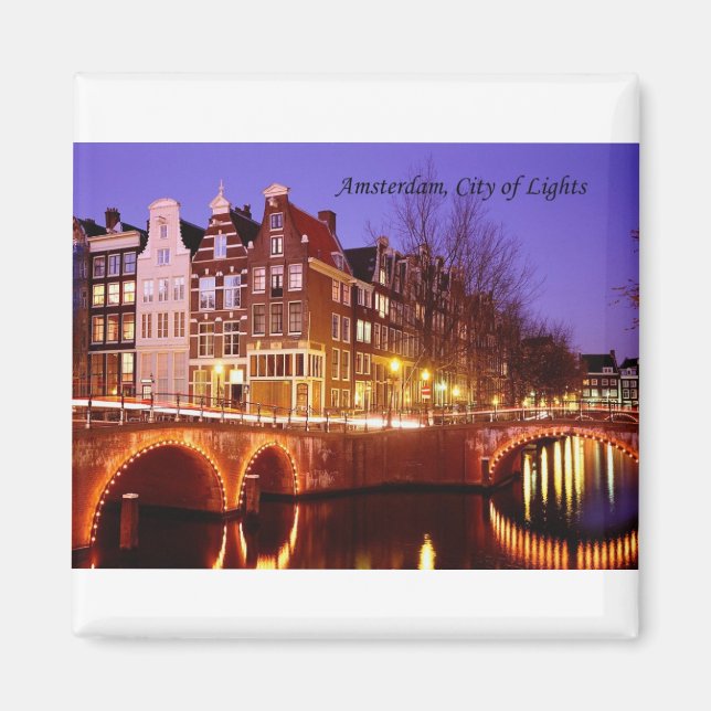 Aimant Amsterdam, Ville lumière (par St.K.) (Devant)
