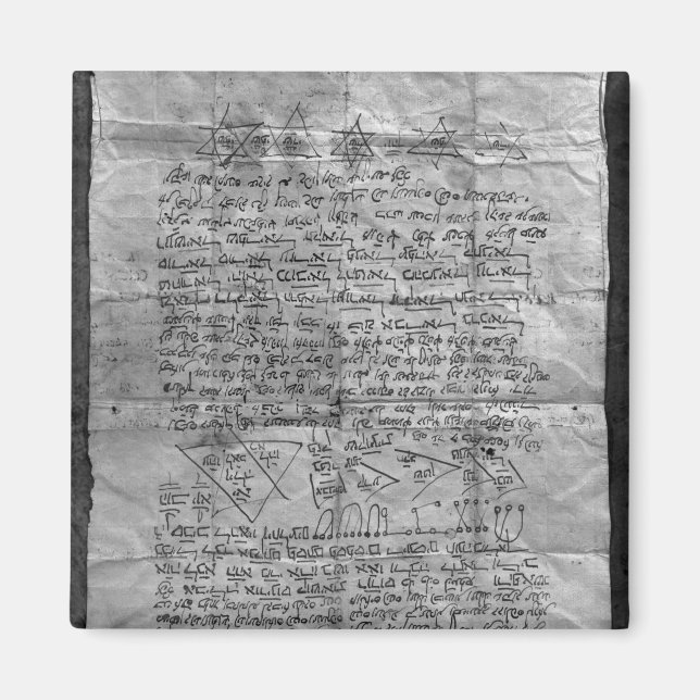 Aimant Amulette cabaliste (Devant)