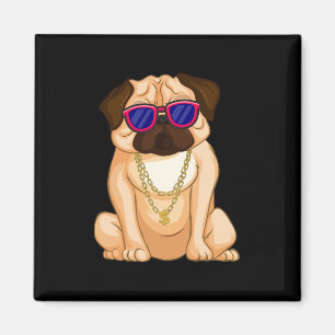 Aimant Amusant Amoureux des chiens Bulldog anglais 1