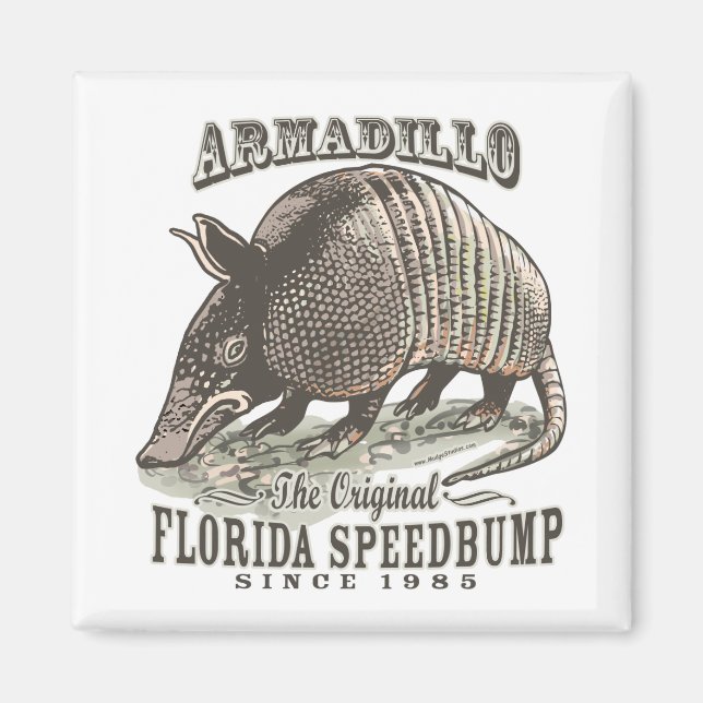Aimant Amusant Armadillo Speedbumps par Mudge Studios (Devant)