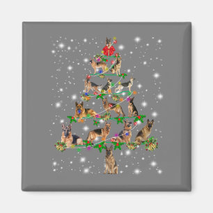 Aimant Amusant berger allemand décoration d'arbre de Noël
