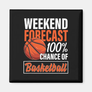 Aimant Amusant de basket-ball week-end de prévision Chanc