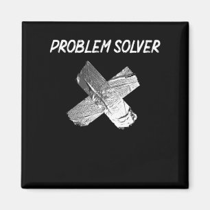 Aimant Amusant Duct Tape Joke Lazy Sarcastic Mari Père