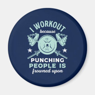 Aimant Amusant Gym Motivation Fitness entraînement et ent