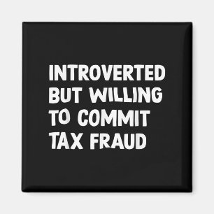 Aimant Amusant Introverti Mais Prêt À Commettre Une Fraud