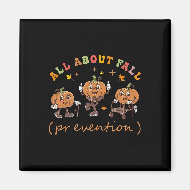 Aimant Amusant J'aime Prévention de l'automne Thanksgivin (Devant)