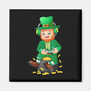 Aimant Amusant jeu vidéo St Patricks Day enfants adolesce