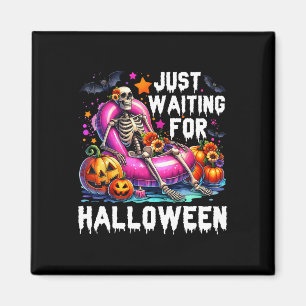 Aimant Amusant Juste En Attente D'Halloween Squelette Éff
