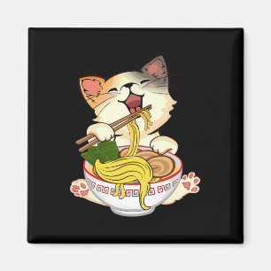 Aimant Amusant Kamala Anime Chat Manger Ramen Trump nouil