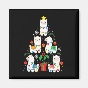 Aimant Amusant Llama Arbre de Noël Ornement Décor Don Wom