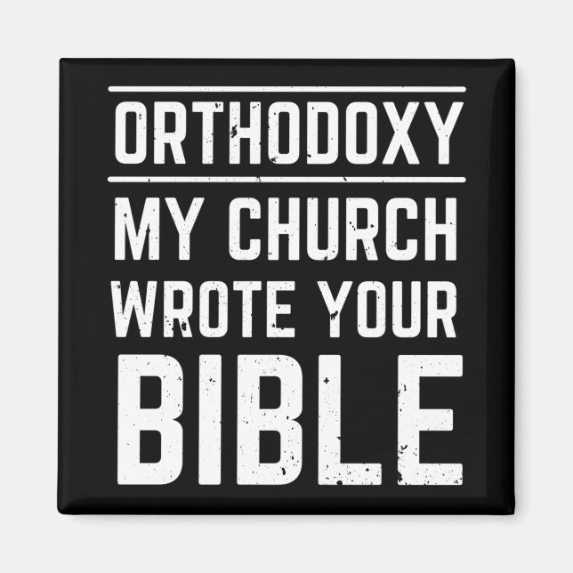 Aimant Amusant orthodoxe oriental (Devant)