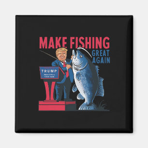 Aimant Amusant Rendre la pêche super à nouveau Trump Fish