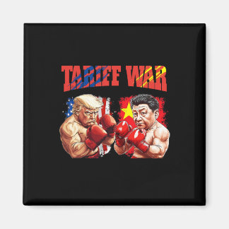 Aimant Amusant Trump Vs Xi Jinping Boxing Boxing Match