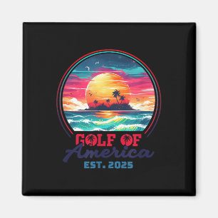 Aimant Amusante Amérique des Etats-Unis Chemise Golfe des