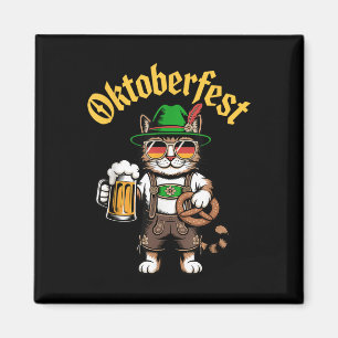 Aimant Amusante Cute Cat Pretzel Bière Amusante Fête Adul