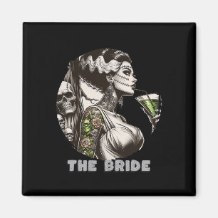 Aimant Amusante Mariée Le Monster Frankenstein Éffrayant