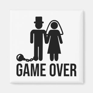 Aimant Amusante Mariée Mariage Bachelor Bachelorette Pa