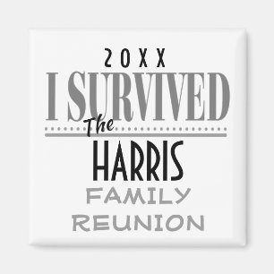 Aimant Amusants Famille Réunion Souvenir Cadeau