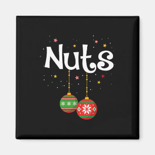 Aimant Amusement de Noël Couple assorti Famille Châtaigne