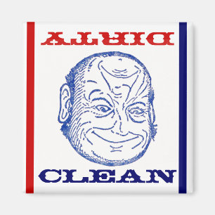 Aimant Amusement optique sale propre de maître d'hôtel 