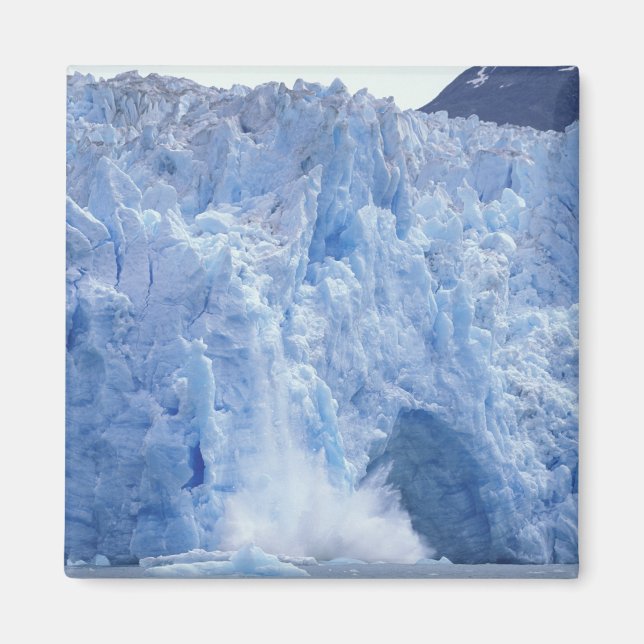 Aimant AN, États-Unis, Alaska. Glacier s'effondrant dans  (Devant)