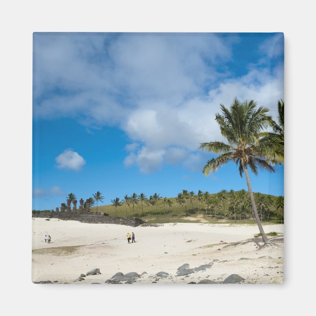 Aimant Anakena, Rapa Nui, Île de Pâques, Chili (Devant)