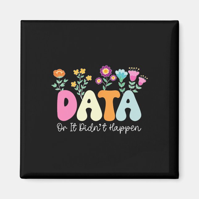 Aimant Analyste du comportement de données ou ça n'est pa (Devant)