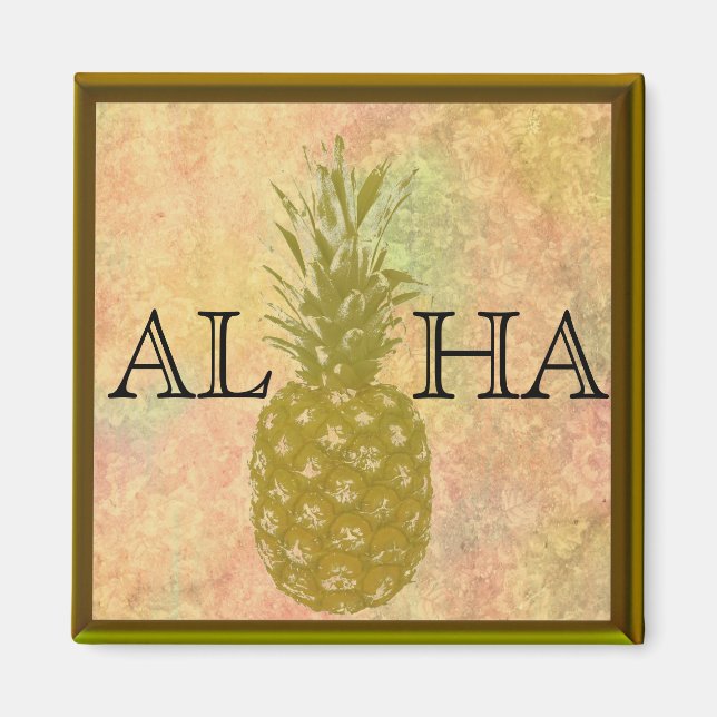 Aimant ananas (Devant)
