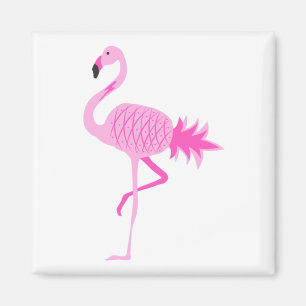 Aimant Ananas Flamant rose