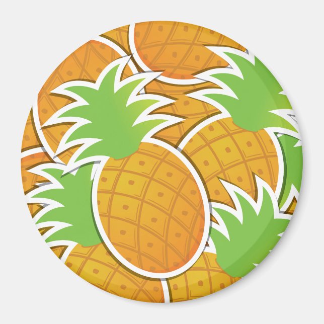 Aimant Ananas funky (Devant)