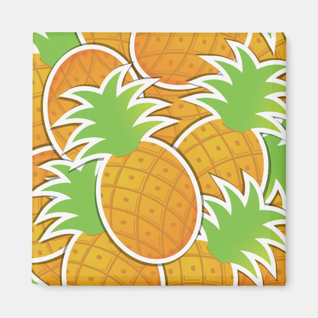 Aimant Ananas funky (Devant)
