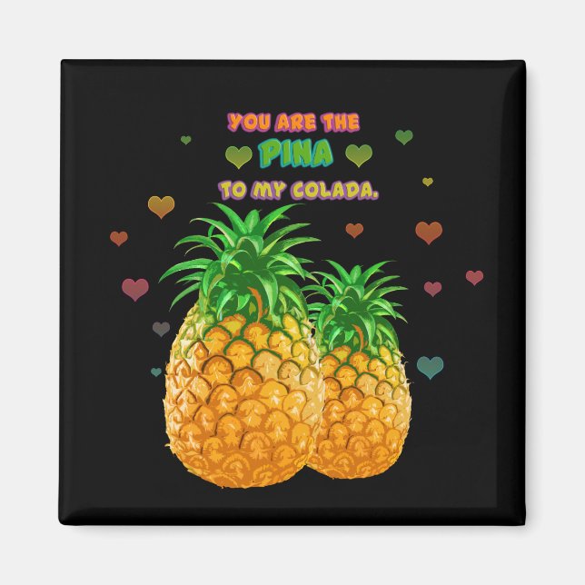 Aimant Ananas Pina Colada (Devant)