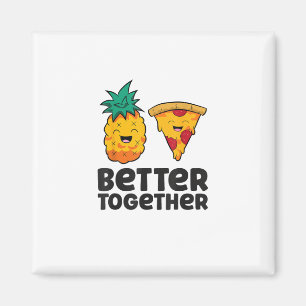 Aimant Ananas Pizza Meilleur Ensemble Graphisme Moderne