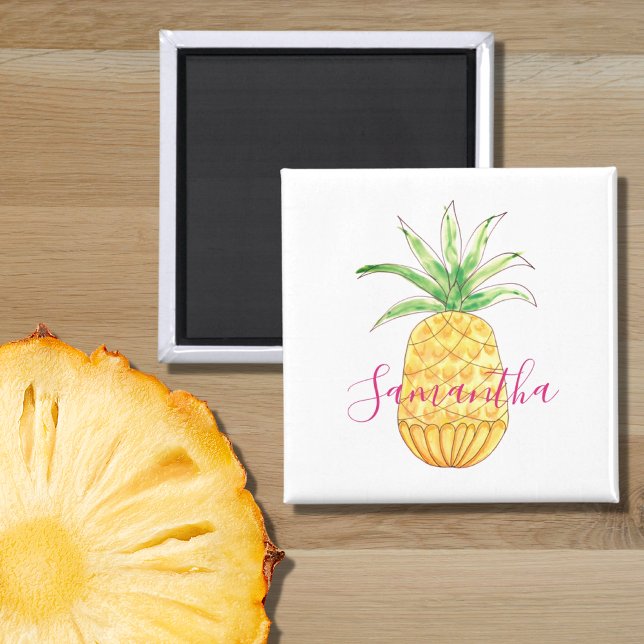 Aimant Ananas tropical personnalisé (Créateur téléchargé)