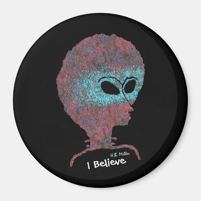 Aimant Ancien Alien (Devant)
