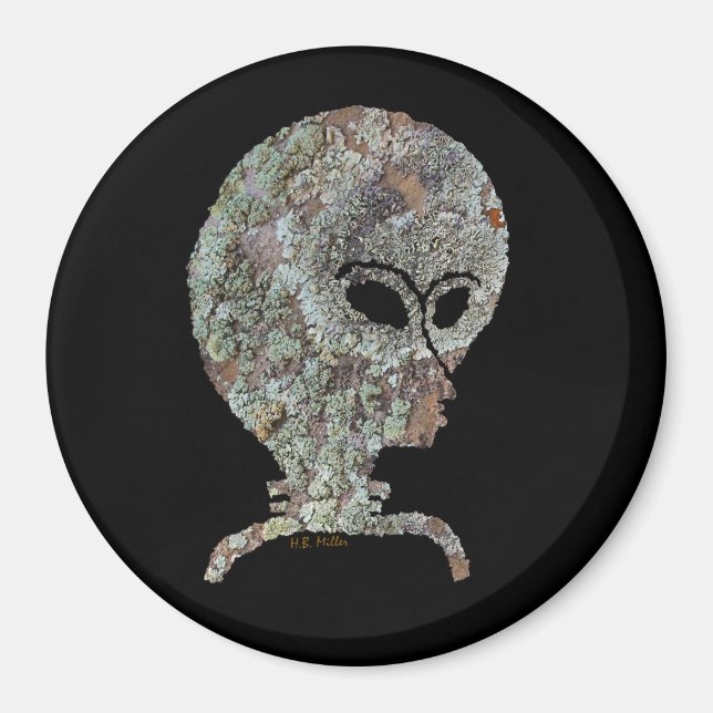 Aimant Ancien Alien (Devant)