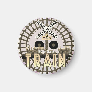Aimant Ancien train ferroviaire 