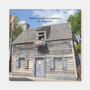 Aimant Ancienne école en bois St Augustine