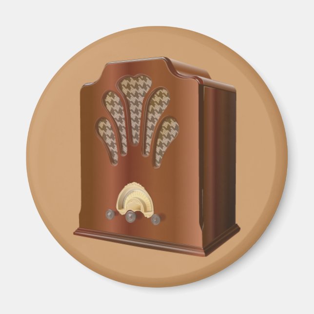 Aimant Ancienne radio (Devant)