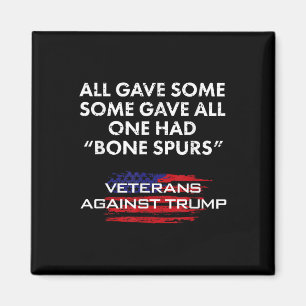 Aimant Anciens Combattants Anti-Trump Bone Dodger Spurs P