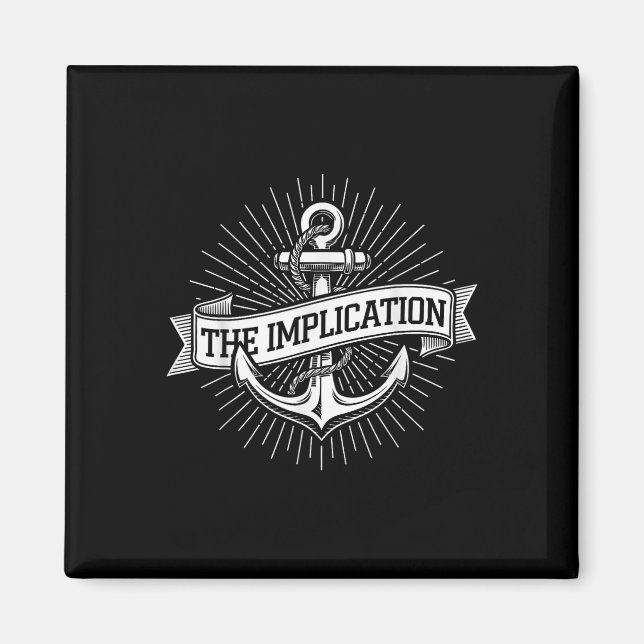 Aimant Ancre Maritime L'implication Nautionique Voile G (Devant)