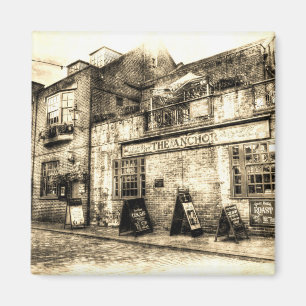 Aimant Ancre Pub London Vintage