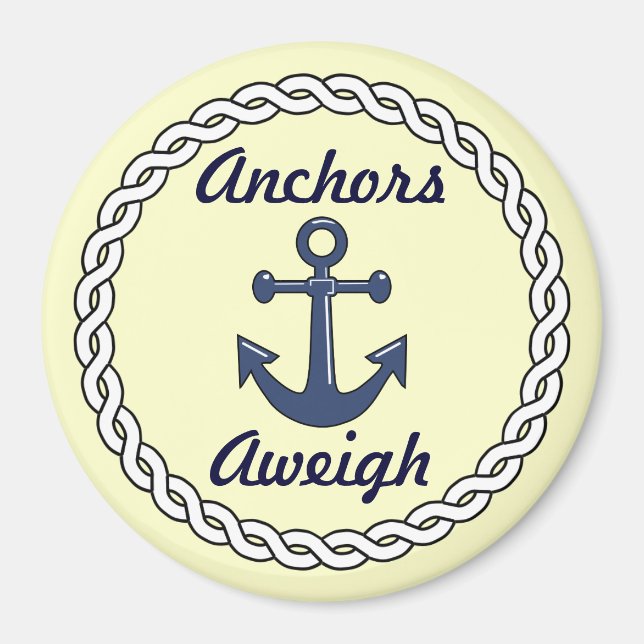 Aimant Ancres Aweigh Stateroom Porte Marker (Devant)
