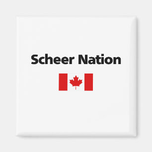 Aimant Andrew Scheer Nation Drapeau canadien conservateur