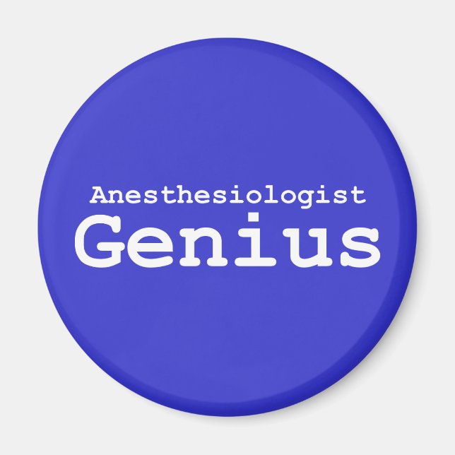 Aimant Anesthésiologiste Cadeaux Géniaux (Devant)