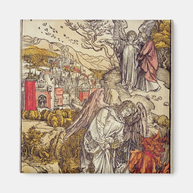Aimant Ange avec la clé de l'abîme, 1498 (Devant)